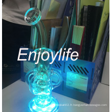 Fab Egg Smoking Glass Water Pipe avec couleurs LED Light